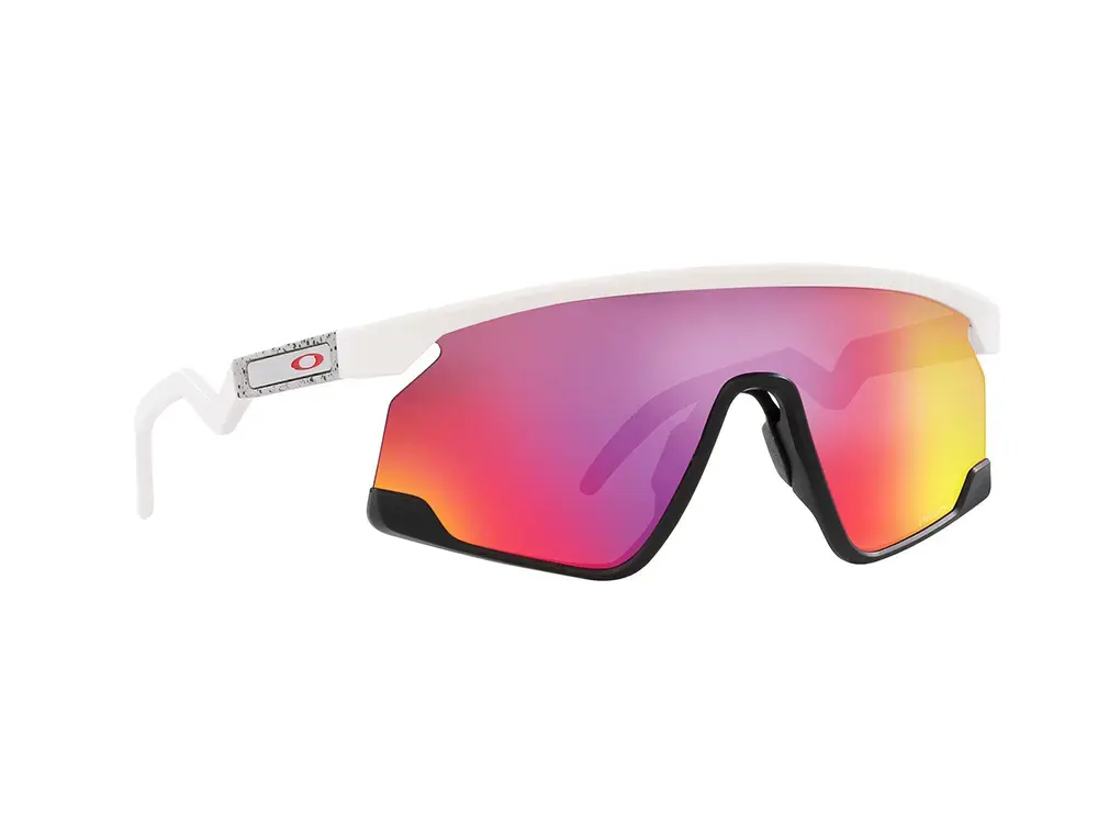 Oakley Bxtr Sport Zonnebril Prizm Road Lens Mat Wit