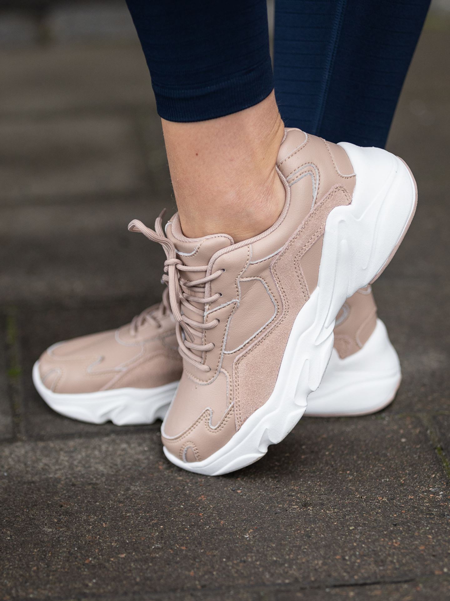 Chunky Leather Trainers