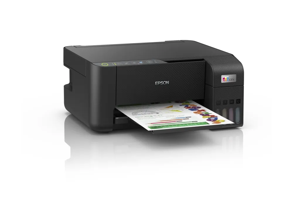 Epson EcoTank ET-2810 - Multifunktionsprinter - farve - blækprinter - ITS - A4 (medie) - op til 10 spm (udskriver) - 100 ark - USB, Wi-Fi - sort