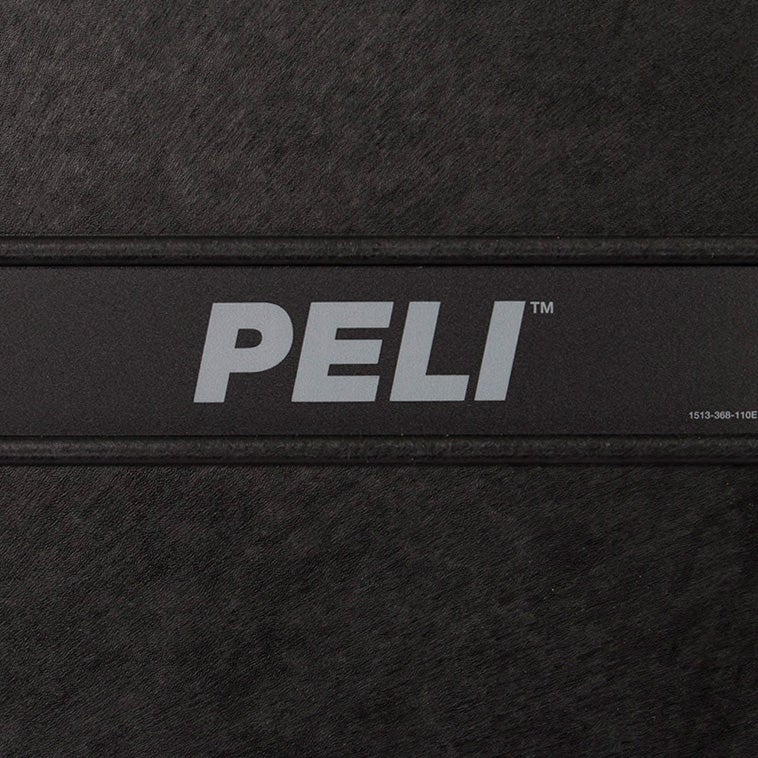 Peli 1510 BKF trolley zwart met schuim 501x279x193 mm