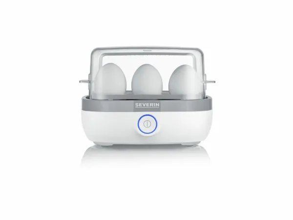 SEVERIN EK 3164 - Æggekoger - 420 W - hvid/grå