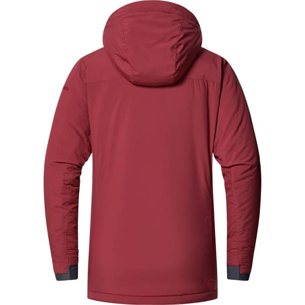 Doudoune randonnée HAGLÖFS MIMIC ALERT HOOD W CARMINE RED