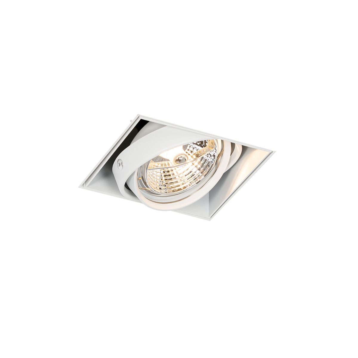 Set van 6 Inbouwspot wit GU10 AR70 trimless - Oneon
