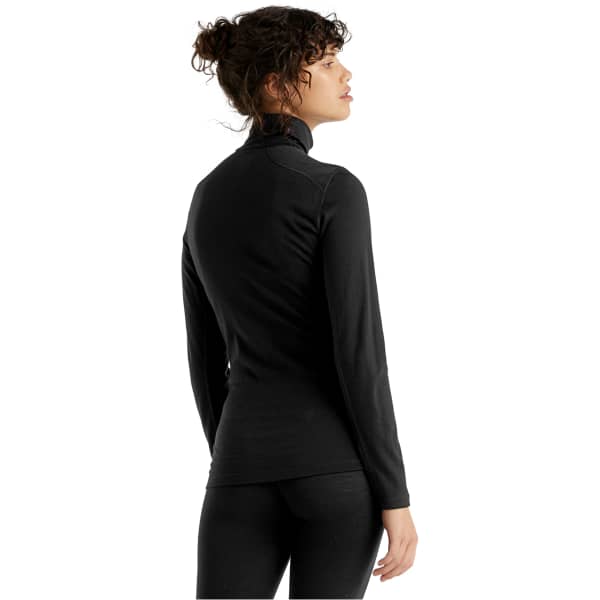 T-shirt thermique ICEBREAKER W 200 OASIS LS HALF ZIP BLACK