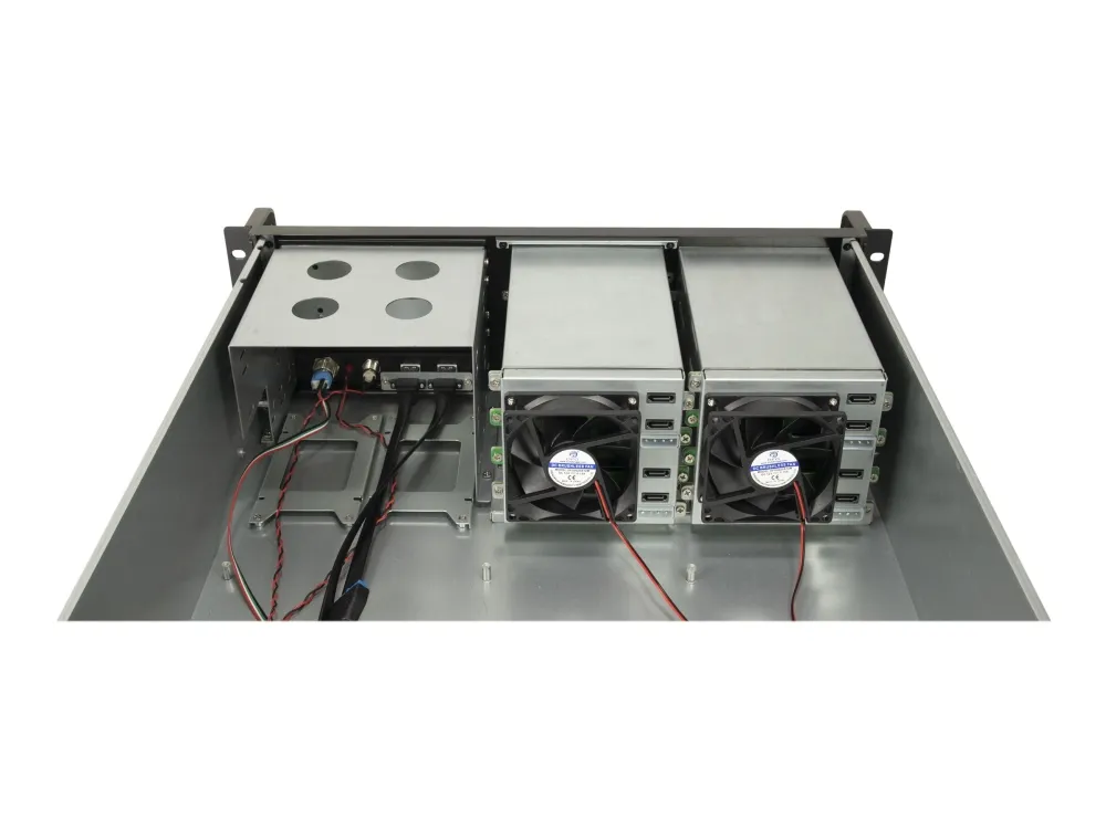 Inter-Tech IPC 3U-3508 - Rack-monterbar - ATX - SATA/SAS - hot-swap - ingen strømforsyning (ATX) - USB