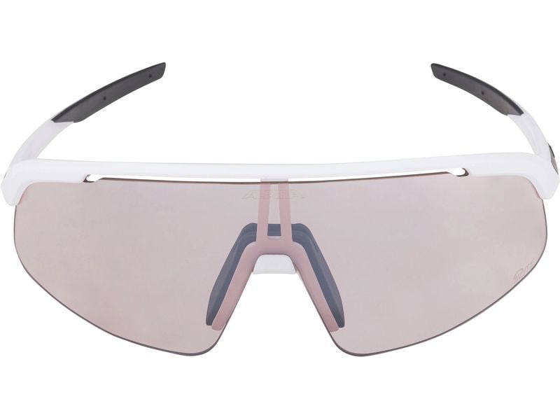 alpina Sportbrille Turbo Pro S Q-Lite - Weiss matt Velobrille Cat. 1