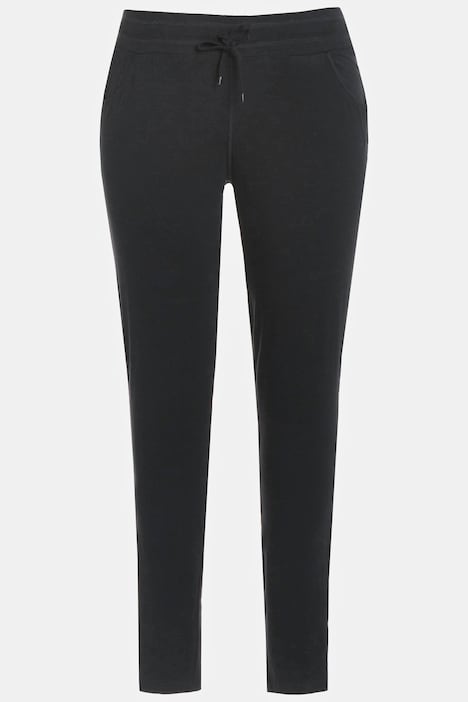 Bellieva-Jersey Leggings, Komfortbund, Biobaumwolle