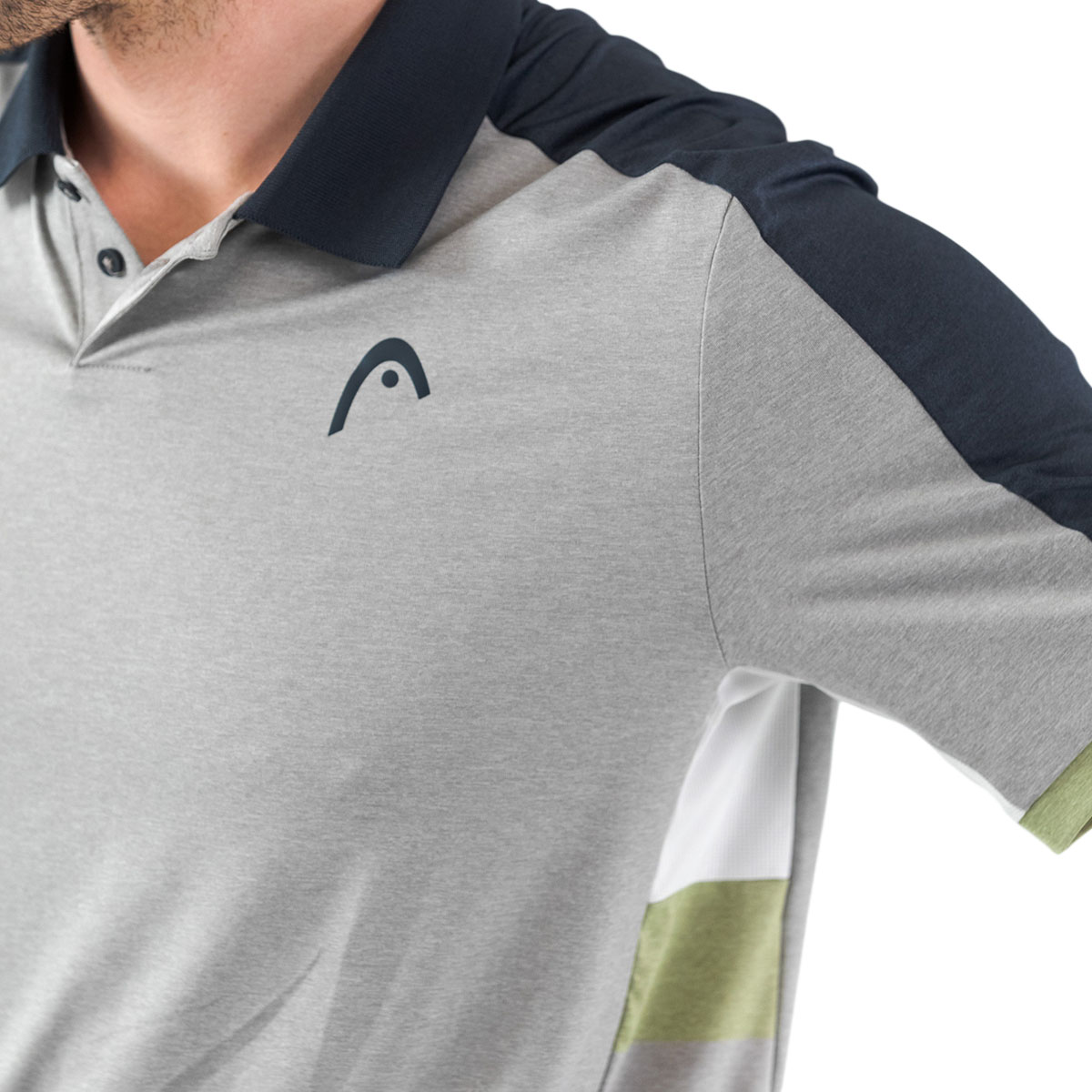 Head Tech Padel Polo T-shirt Herre