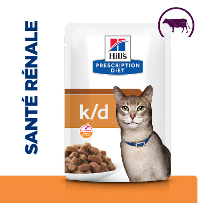Hill's VET Katze Prescription Diet k/d Renal Health Rind 12x85g