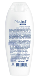 Neutral Parfumvrij Baby Douchegel 250ML