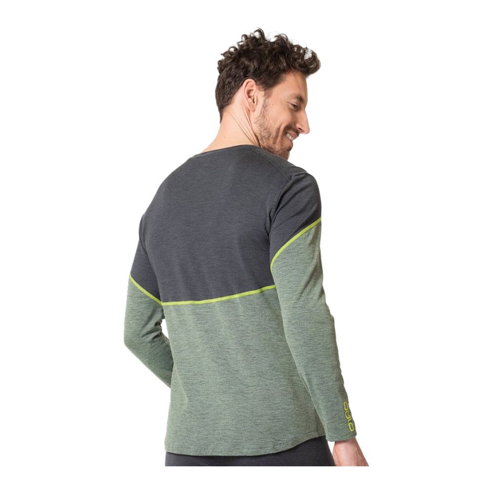 Odlo REVELSTOKE PW 150 - Sous-couche Homme matte green/dark grey melange