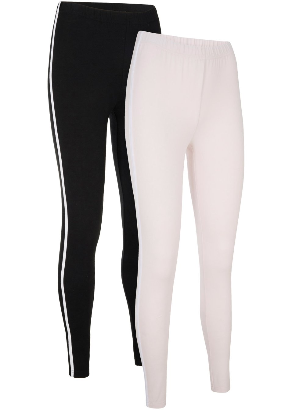 Lot de 2 leggings de sport terminés au-dessus de la cheville