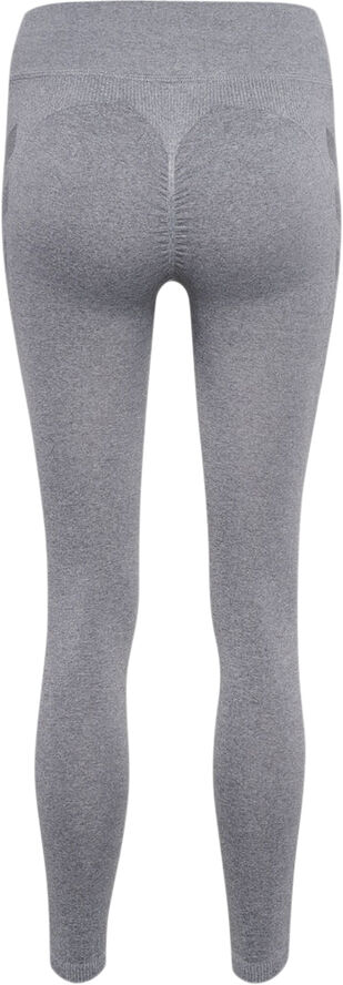 Hummel HMLCI Seamless Mid Waist Scrunch tights Grå