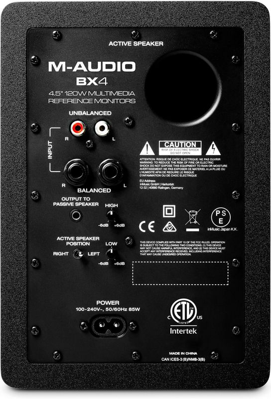 M-Audio BX4 - Luidsprekers - 50W - Studiomonitoren