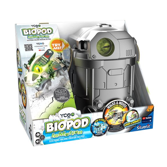 Méga Robot Dinosaure YCOO - BIOPOD dans sa capsule - 22 cm