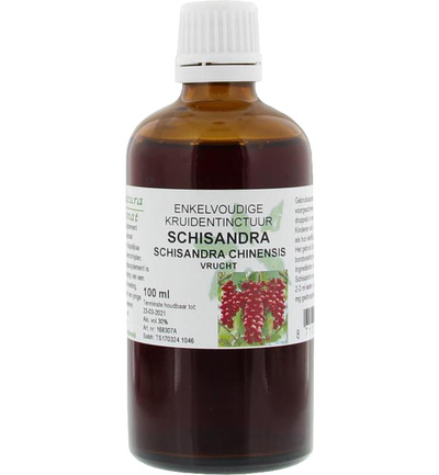 De Cruydhof Schisandra chinensis fruct tinctuur (100 ml)