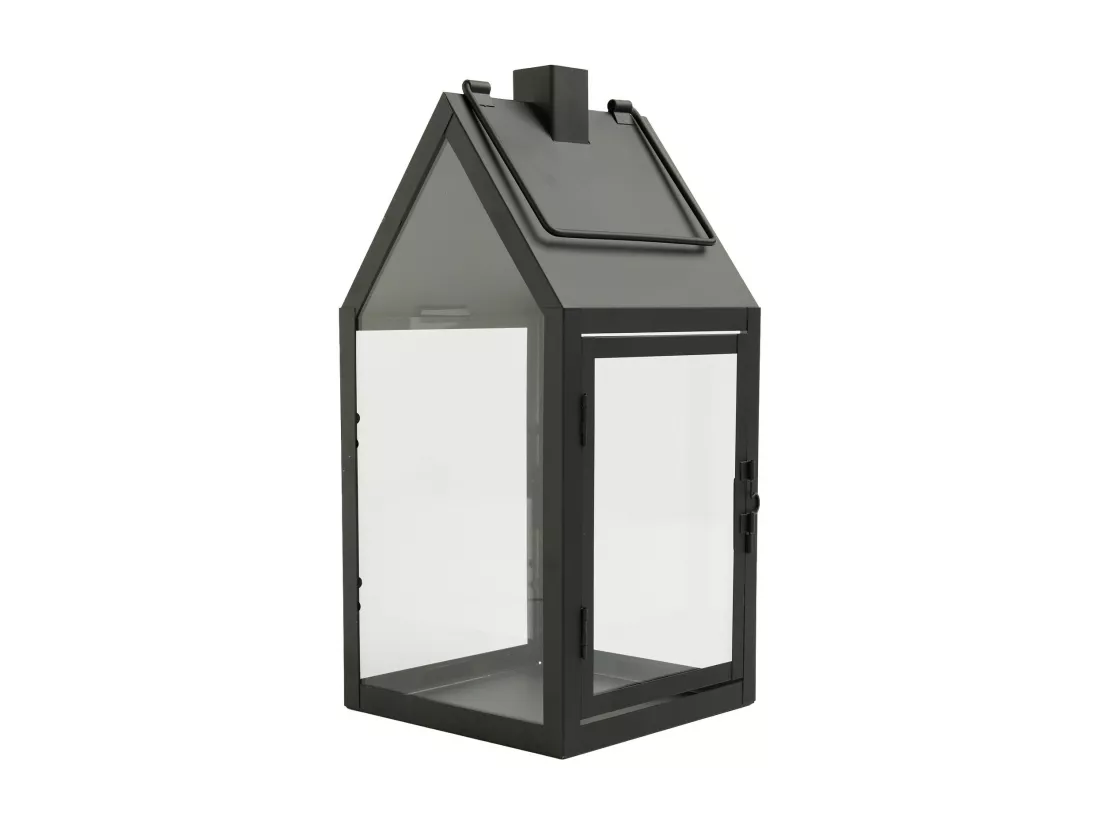 Lanterne Echo Noir Moyen 33 x 16.5 x 16.5
