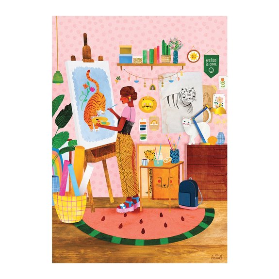 Puzzle 1500 pièces Nathan Atelier d'Artiste