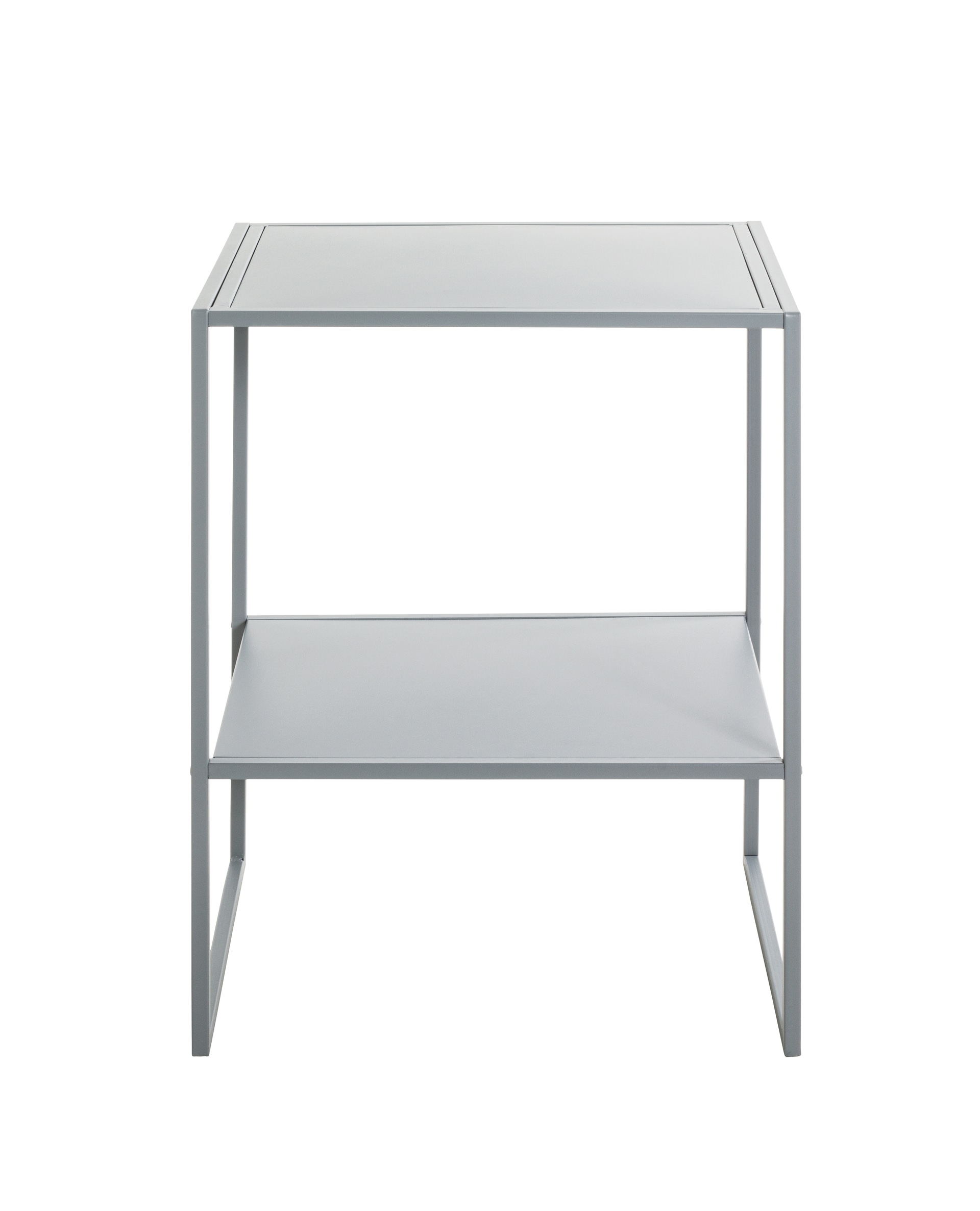 Beistelltisch 45 x 35 cm grau