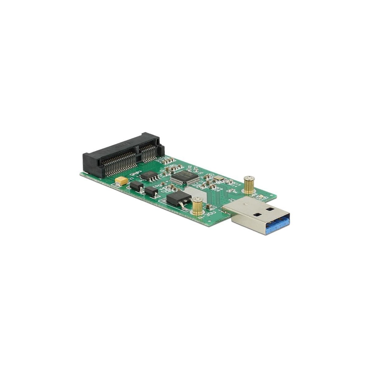 DeLOCK USB 3.0 til mSATA konverter, 5Gb/s, 1xUSB type A ha, 1xmSATA