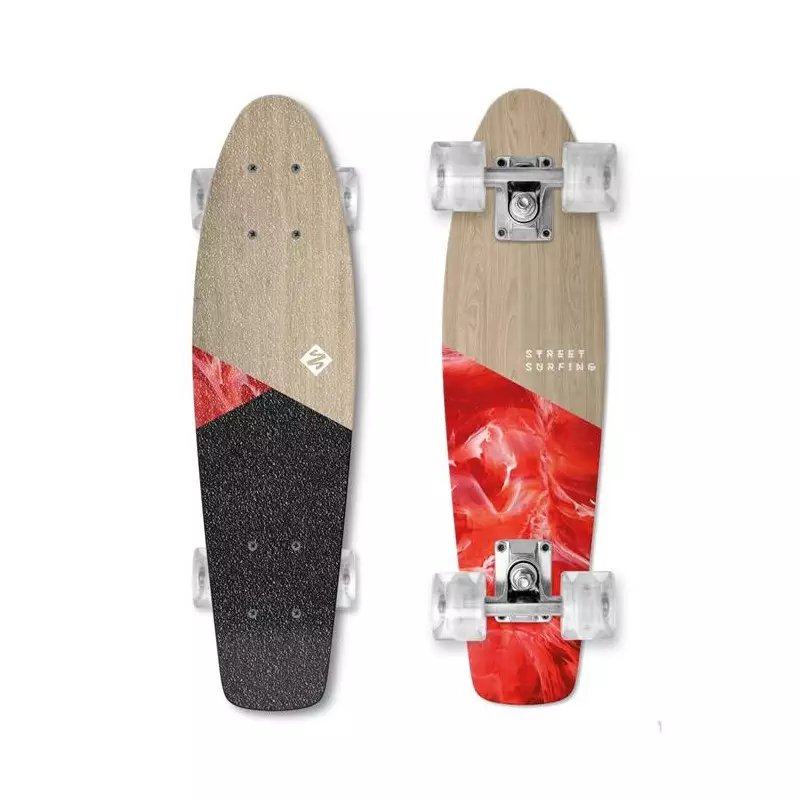 Skate cruiser STREET SURFING beach board wood bloody mary