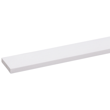 Lat geschaafd grenen wit gegrond 7x35 mm 270 cm