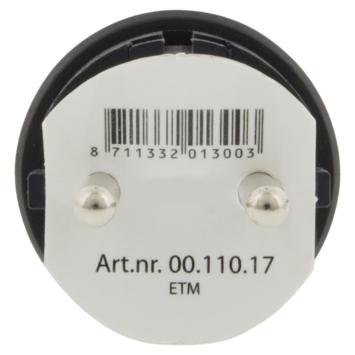 Stekker Rubber Geaard Spatwaterdicht Zwart