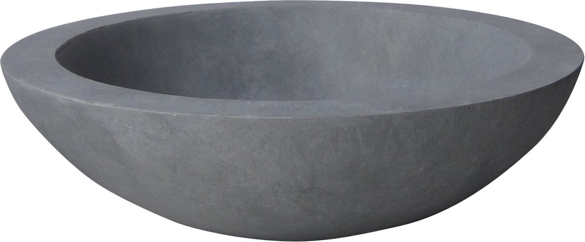 Intratuin schaal modern XL D 56 H 16 cm antraciet