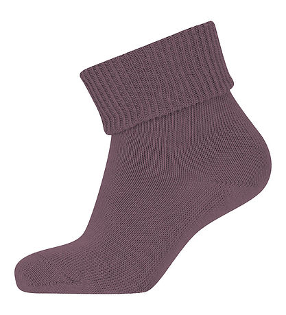 Melton Socken m. Anti-Rutsch - Grape Shake