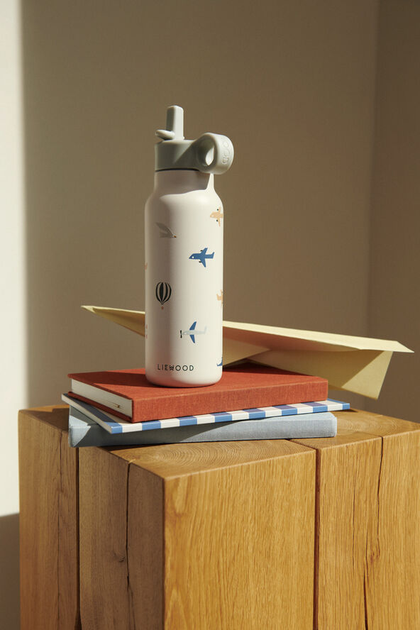 Liewood Falk Water Bottle 350 ml Aviator / Aviator / ecru