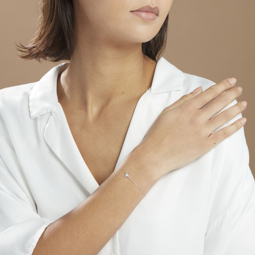 Bracelet Aveline Or Blanc Diamant