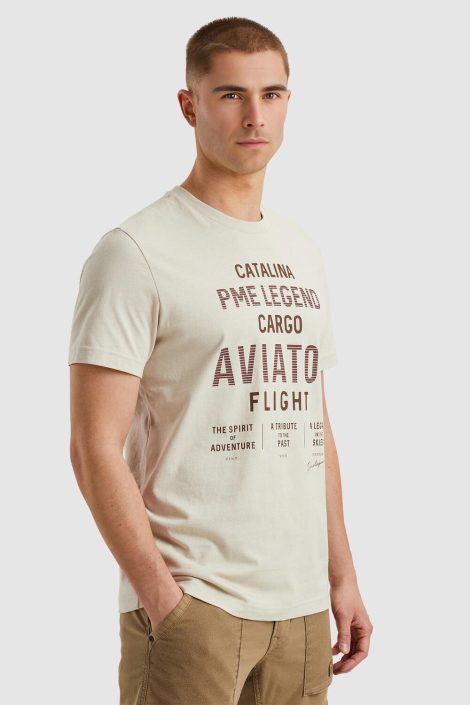 PME legend beige heren t-shirt