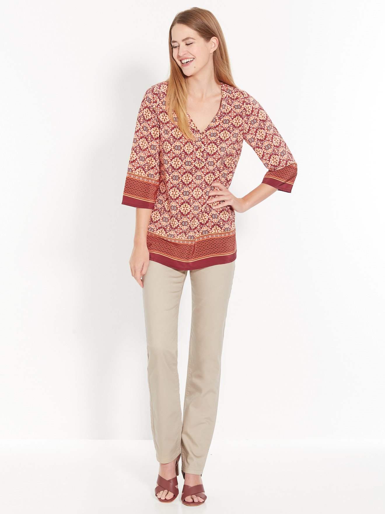 Pantalon droit vous mesurez + d'1,60m