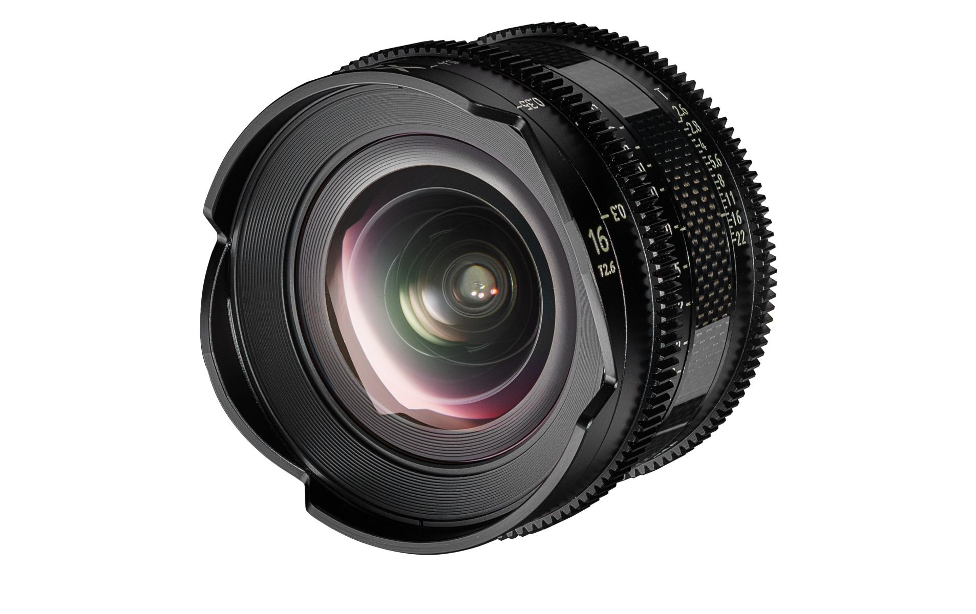 Festbrennweite XEEN CF Cinema 16 mm T2.6 – Canon EF<br>Kompaktes und flexibles Filmobjektiv