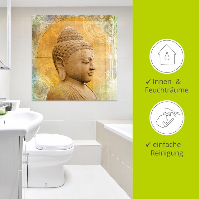 Artland Glasbild »Buddha II« Spa 1 Stk. tlg. in verschiedenen Grössen