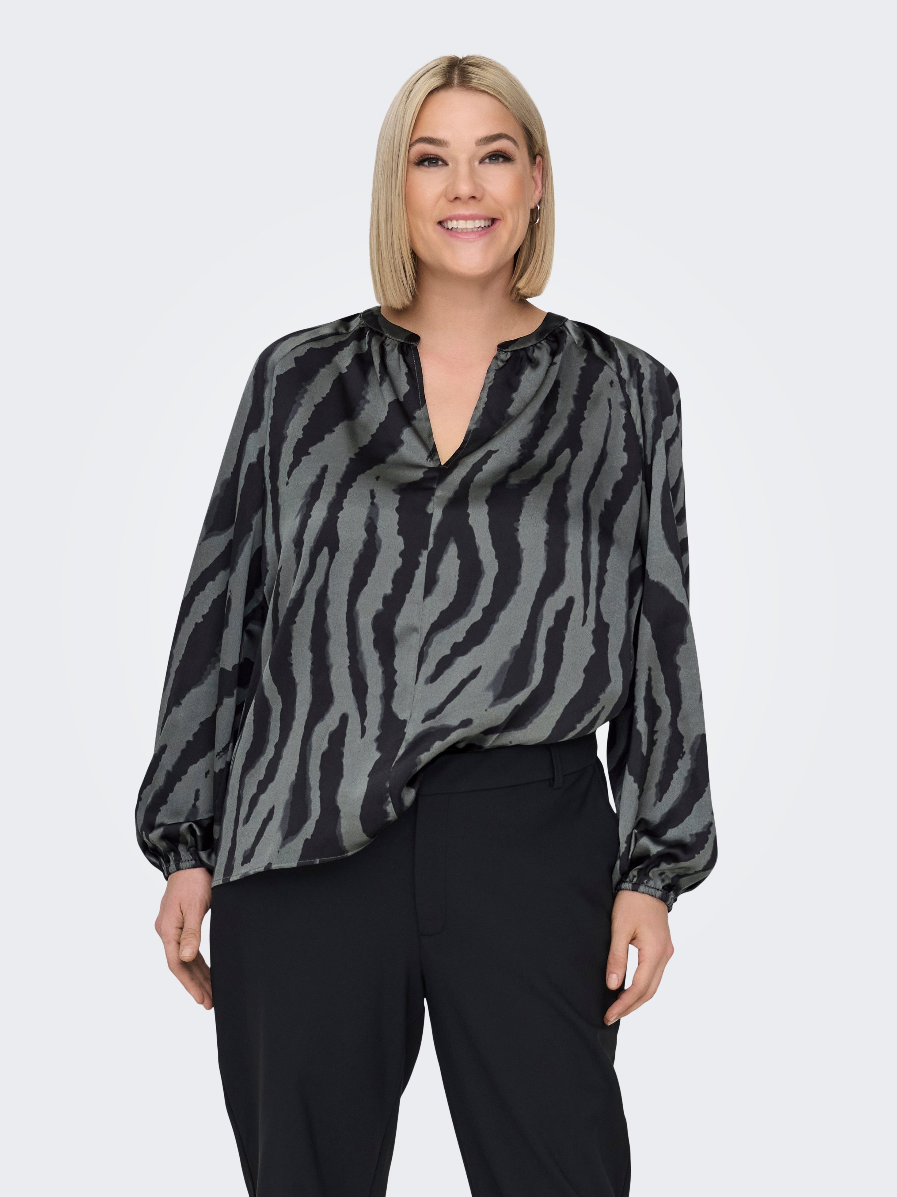 CARZORRA Tunika-Oberteil Black