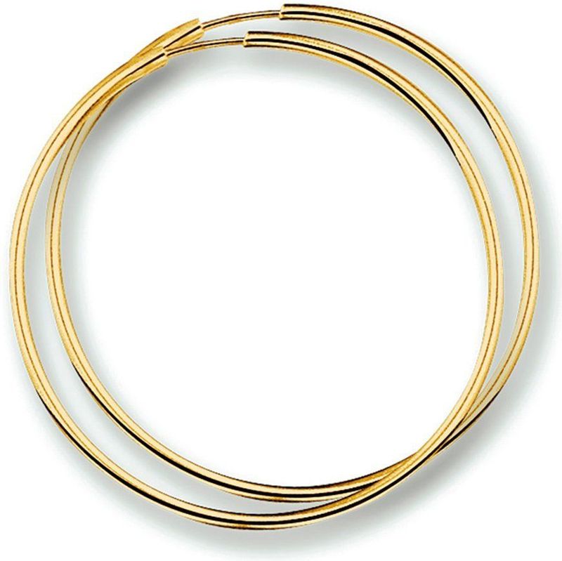 Huiscollectie - Gouden Oorringen - 1.8 Mm - Elegante Diameter 14-60 Mm