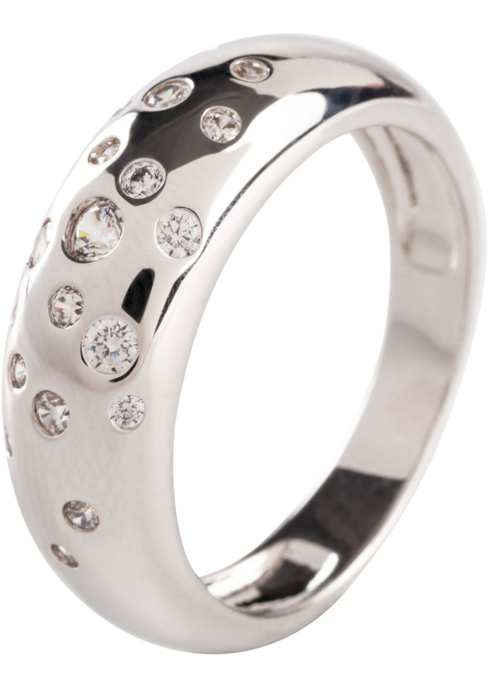 Bague ornée de pierres de zirconium