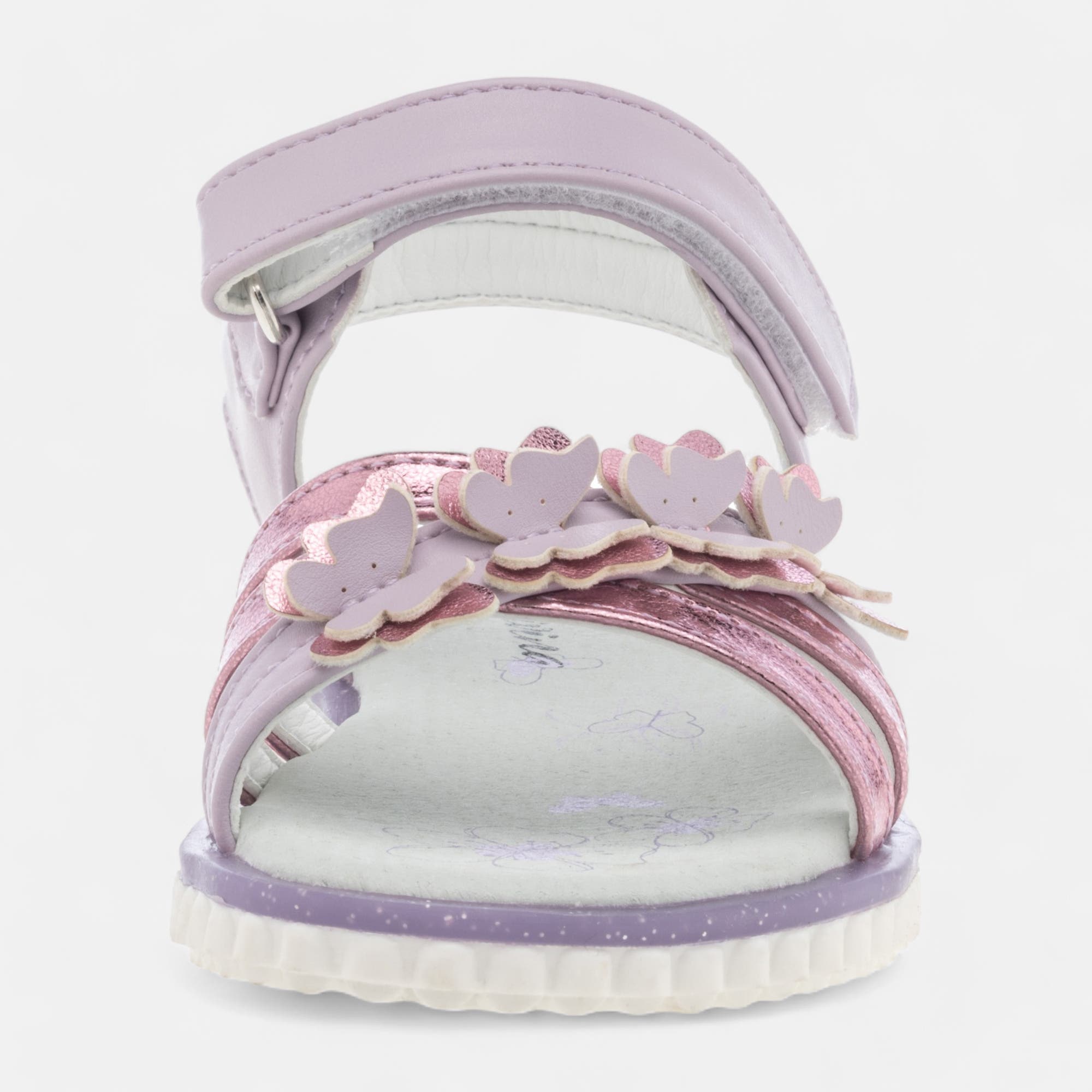 Nu-pieds Fille violet