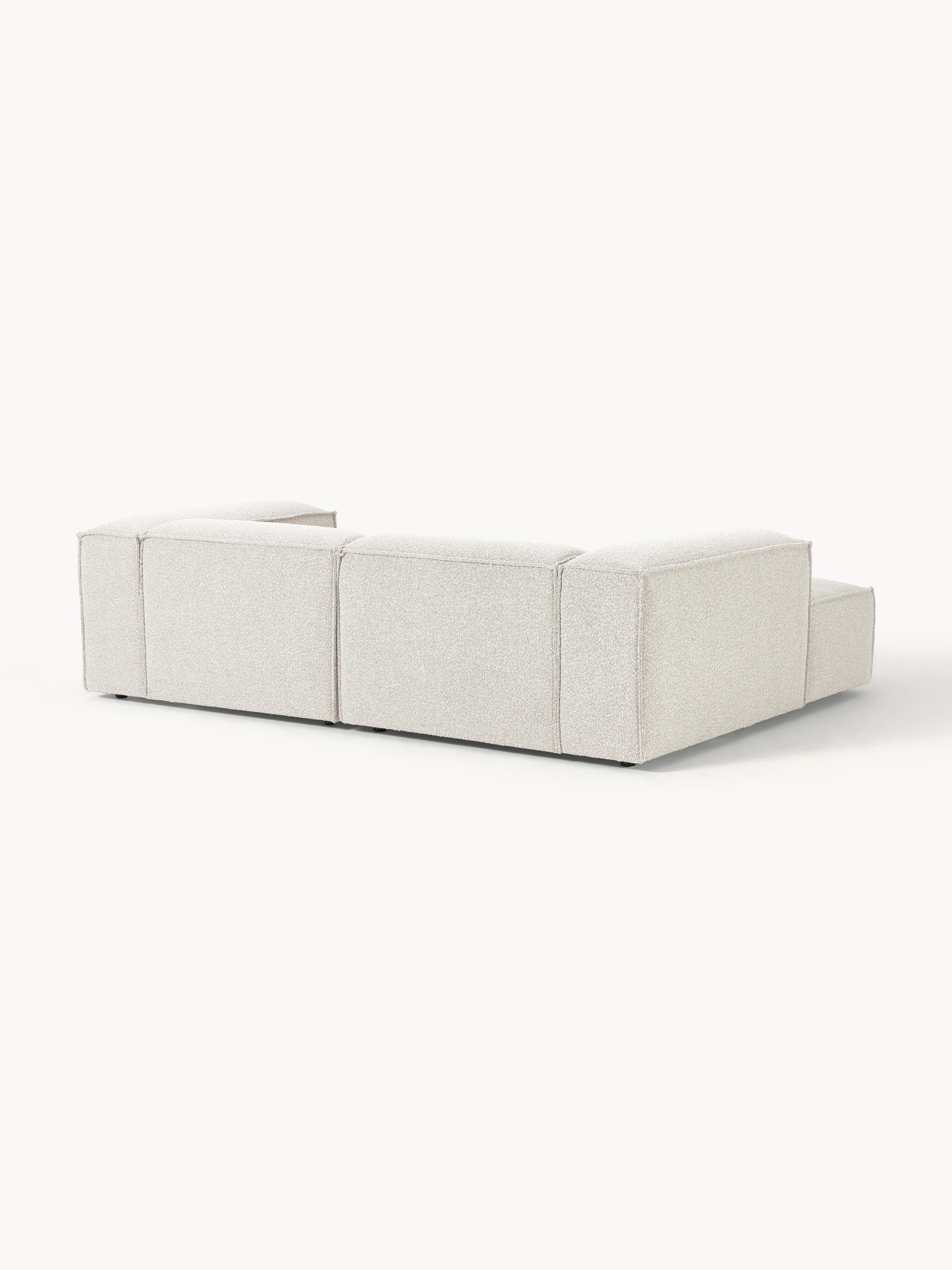 Bouclé modulaire hoekbank Lennon (2-zits)