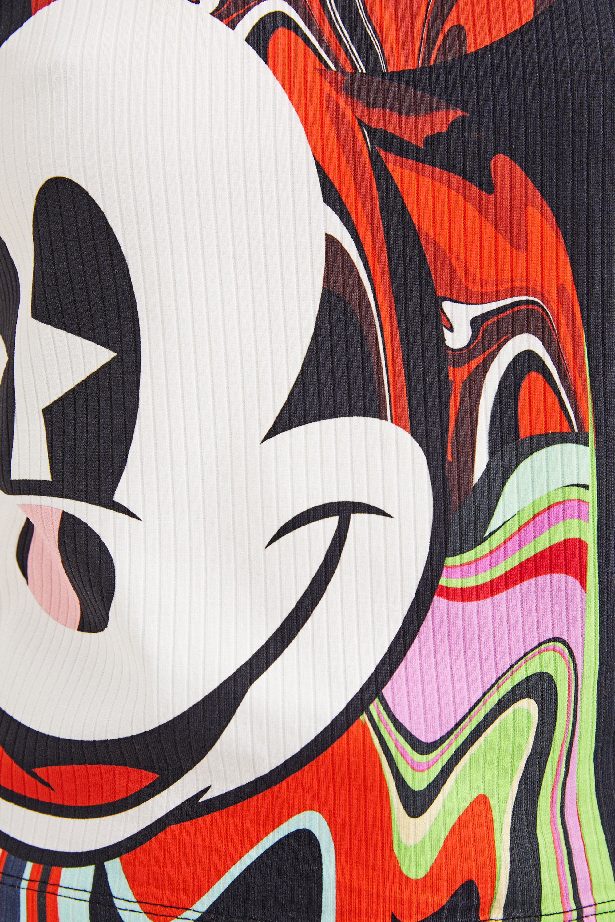T-shirt côtelé Mickey Mouse par M. Christian Lacroix