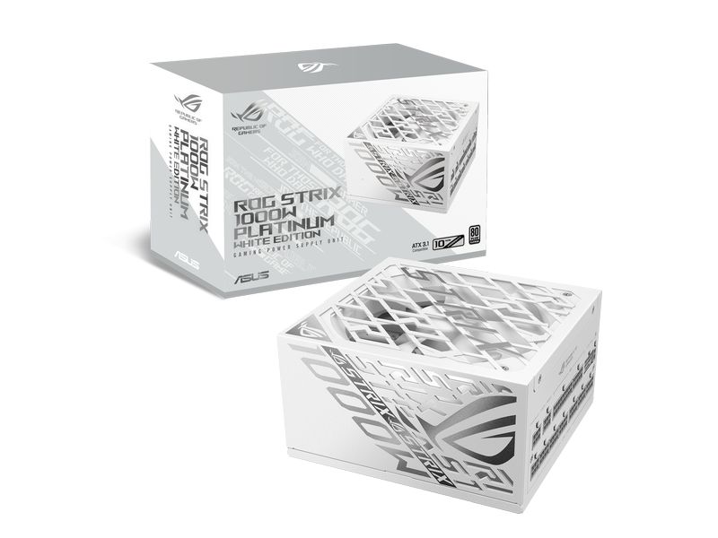ASUS ROG Netzteil Strix 1000P Gaming 1000 W Weiss ATX-Netzteil mit 1000 W