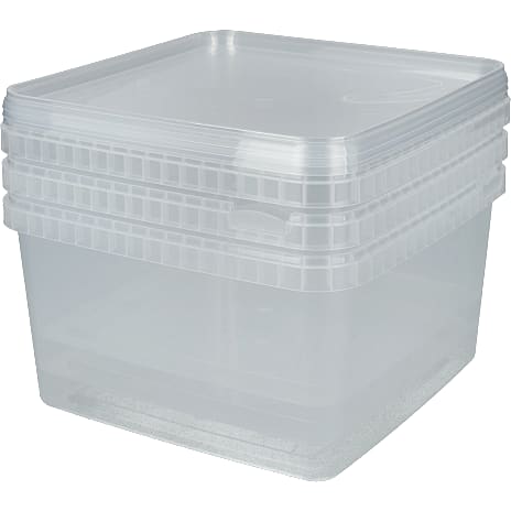 Condibøtter m. låg 3-pak (3000ml)