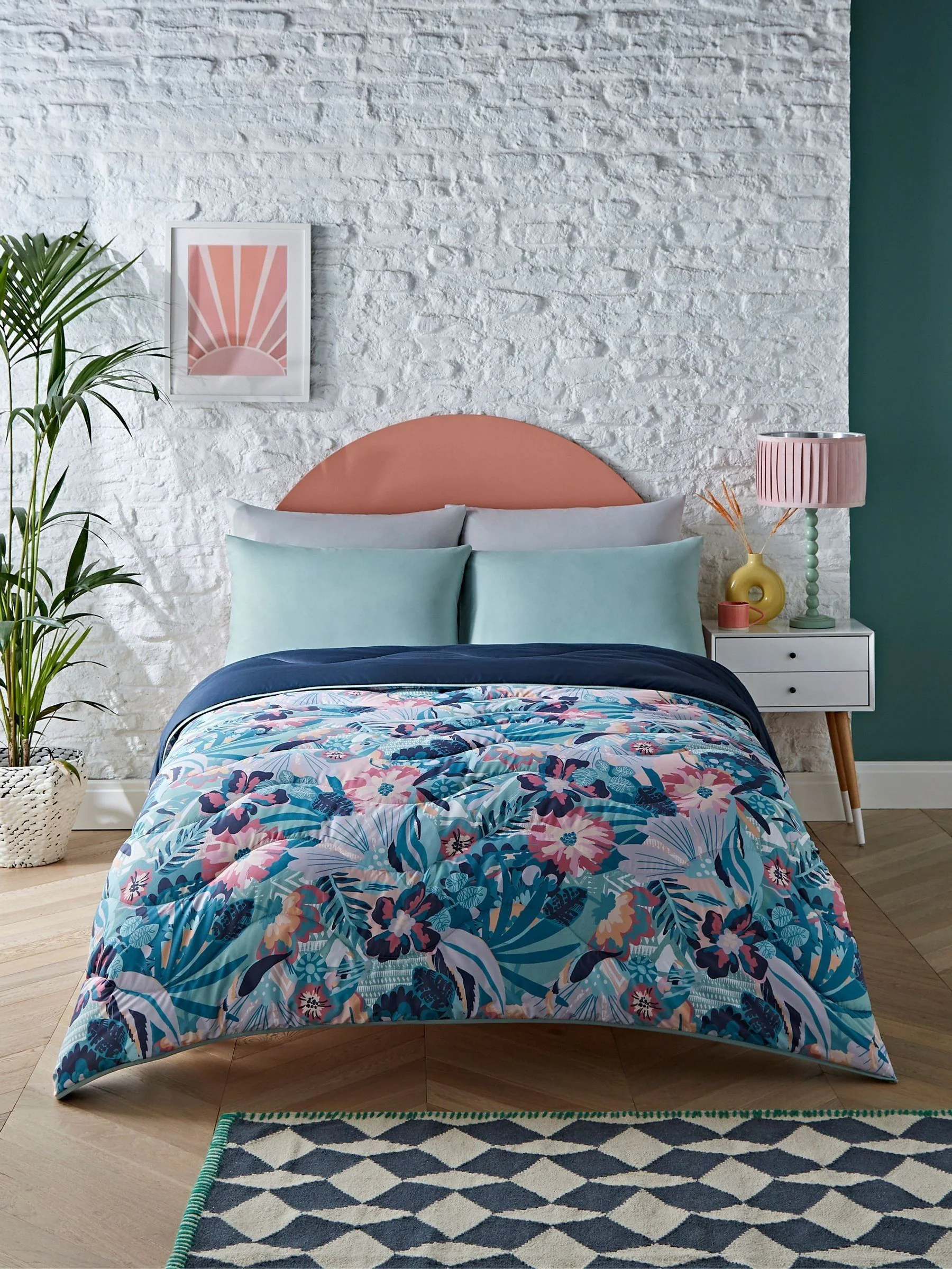 Night Lark Coverless Duvet and Pillowcase Set