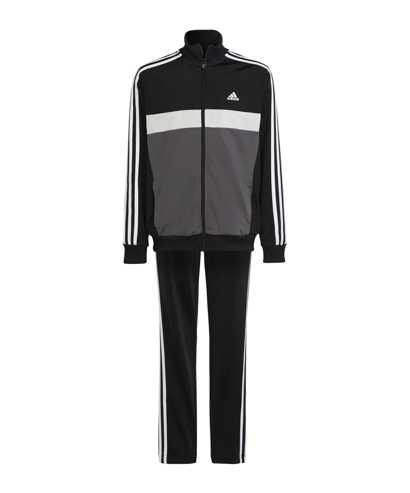 adidas Essentials Tiberio Trainingsanzug Kids Schwarz