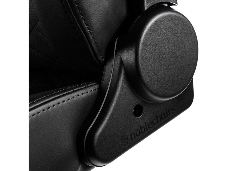 noblechairs Gaming-Stuhl ICON Schwarz Kunstleder-Computersessel