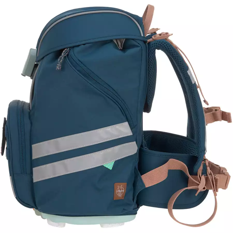 LÄSSIG Schulranzen-Set 7-tlg. Flexy Unique navy