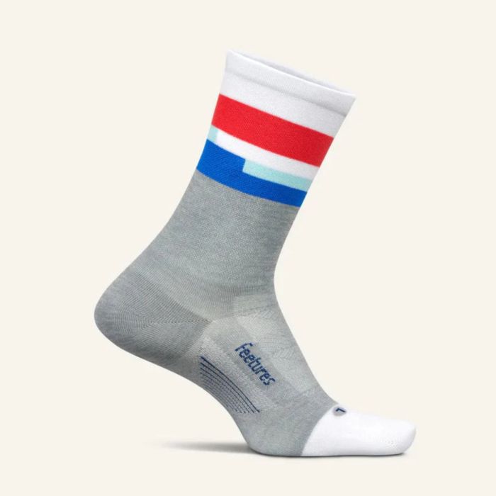 Feetures Unisex Elite Ultra Light Mini Crew Grå