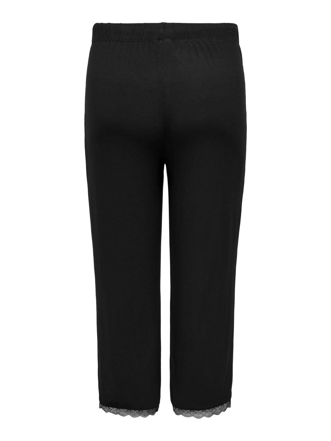 ONLY CARMAKOMA pyjamabroek CARLACEY zwart