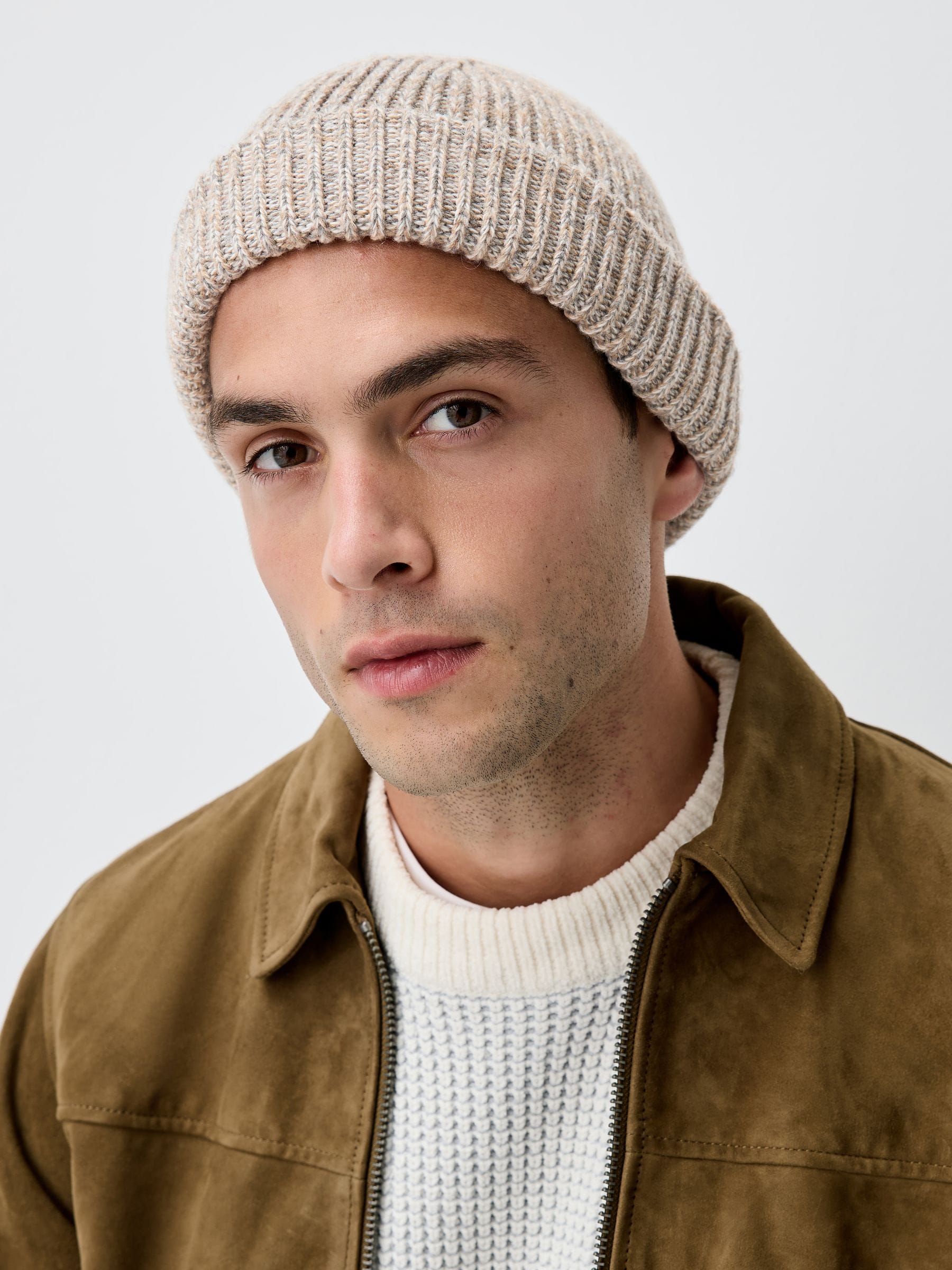 Naturel bruin - Beanie-muts